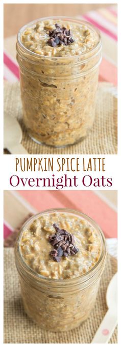 Pumpkin Spice Latte Overnight Oats