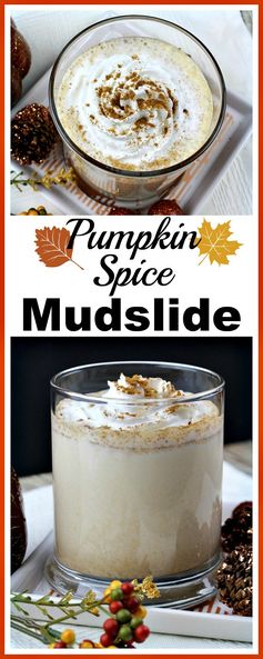 Pumpkin Spice Mudslide- Easy Homemade Alcoholic Drink