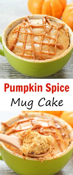 Pumpkin Spice Mug Cake