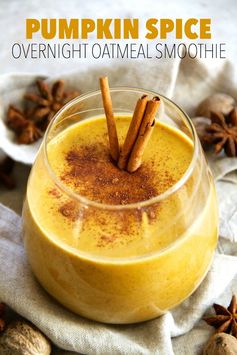 Pumpkin Spice Overnight Oatmeal Smoothie