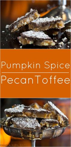 Pumpkin Spice Pecan Toffee