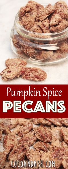 Pumpkin Spice Roasted Pecans