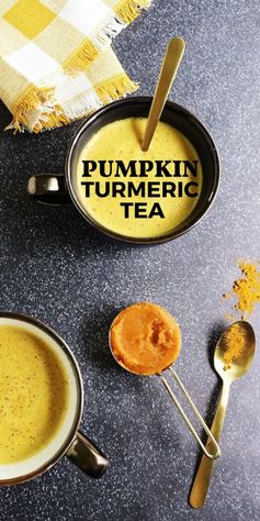 Pumpkin Spice Turmeric Tea Latte