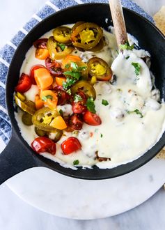 Queso Cheese Dip with Chorizo