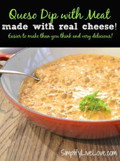 Queso Dip with Real Cheese