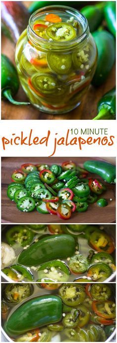 Quick 10 Minute Pickled jalapeno