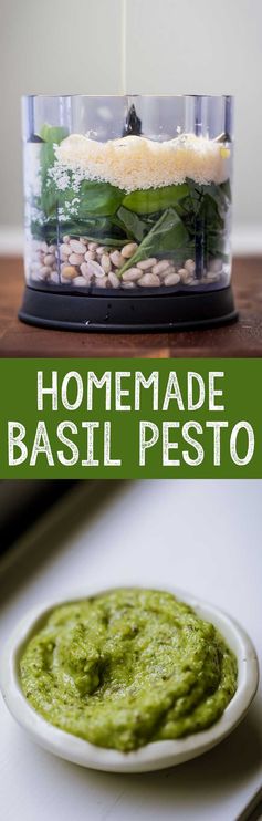 Quick & Easy Homemade Basil Pesto