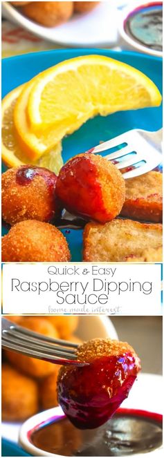 Quick and Easy Raspberry Dipping Sauce