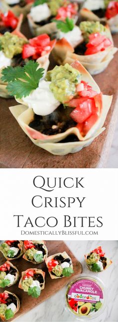 Quick Crispy Taco Bites