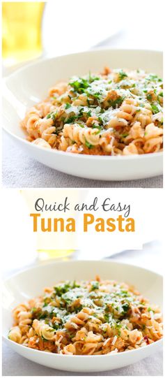 Quick Easy Tuna Pasta