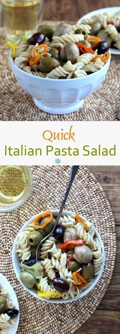 Quick Italian Pasta Salad