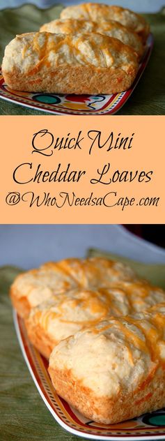 Quick Mini Cheddar Cheese Loaves