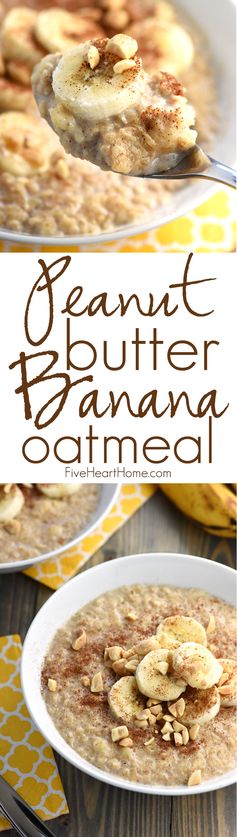 Quick Peanut Butter Banana Oatmeal