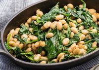 Quick Skillet Beans and Greens