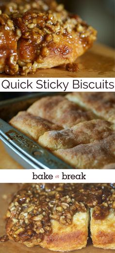 Quick Sticky Biscuits