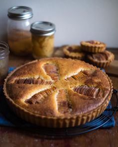 Quince Frangipane Tart with Ginger Curd