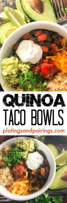 Quinoa Taco Bowls with Guacamole