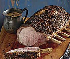 Rack of Pork with an Herb-Mustard Crust