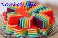 Rainbow Jello Recipe & Instructions