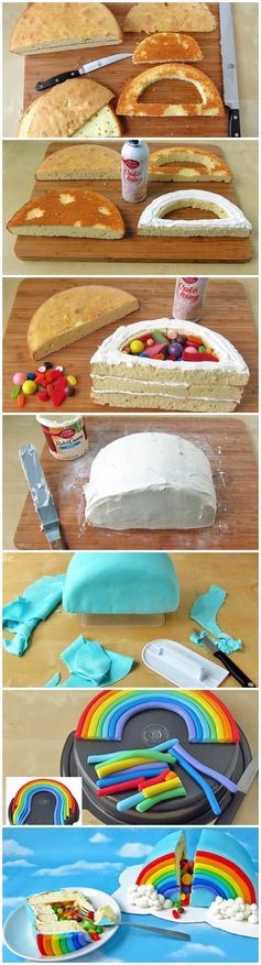 Rainbow Pinata Cake