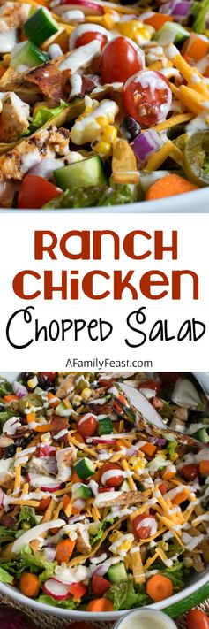 Ranch Chicken Chopped Salad