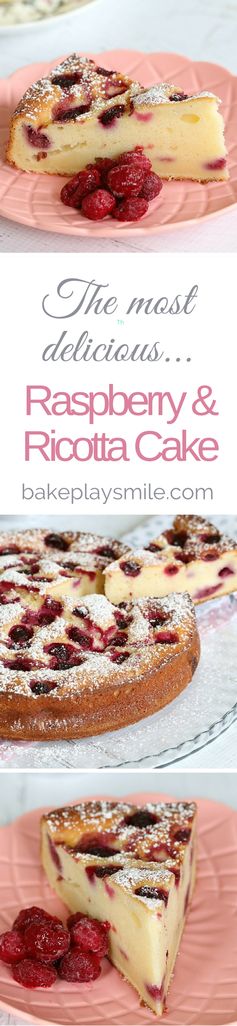 Raspberry & Ricotta Cake - Conventional Method