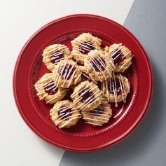 Raspberry Cardamom Shortbread Thumbprints