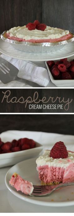 Raspberry Cream Cheese Pie