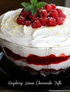 Raspberry Lemon Cheesecake Trifle