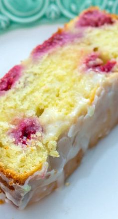 Raspberry Lemon Loaf Cake