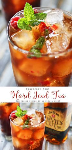 Raspberry Mint Hard Iced Tea