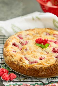 Raspberry Streusel Cream Cheese Coffee Cake