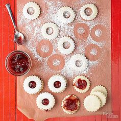 Raspberry Sugar Cookie Sandwiches