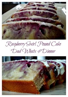 Raspberry Swirl Pound Cake