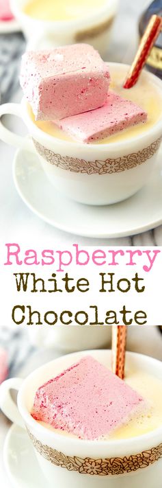 Raspberry White Hot Cocoa