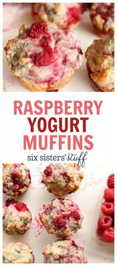 Raspberry Yogurt Muffins