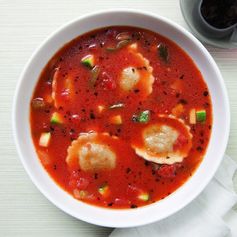 Ravioli & Vegetable Soup