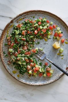 Raw Cauliflower Tabouli