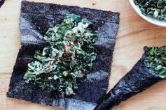 Raw Kale Caesar Salad Wraps