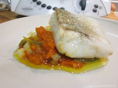 Receta de Bacalao con tomate y patatas panadera Thermomix