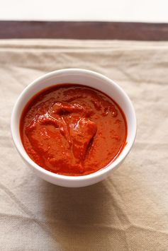 Red chutney for chaat recipes