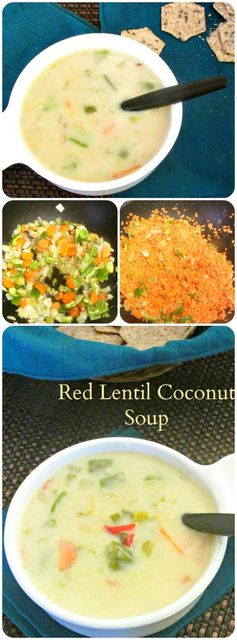 Red Lentil Coconut Soup