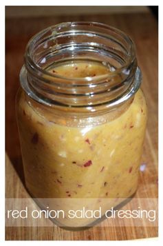 Red Onion Salad Dressing