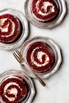 Red Velvet Cake Roll