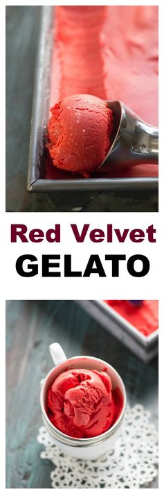 Red Velvet Cheesecake Gelato