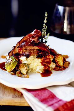 Red Wine Braised Leg Of Lamb