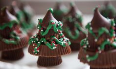 Reese's Chocolate Candy Christmas Trees