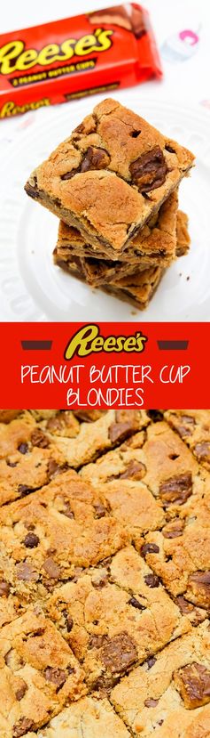 Reese's peanut Butter Cup Blondies