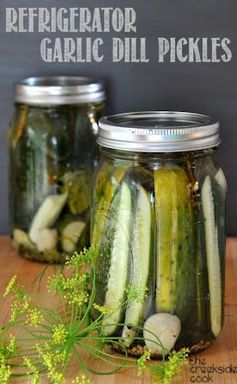 Refrigerator Garlic Dill Pickles