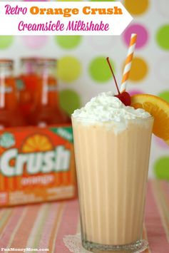 Retro Orange Crush Creamsicle Milkshake